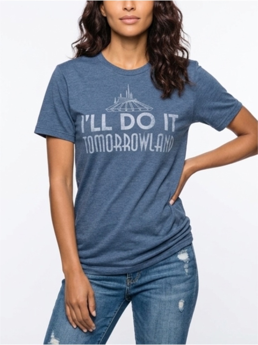 Disney Parks Tomorrowland Graphic Tee “I’ll Do It Tomorrowland” Space Mountain